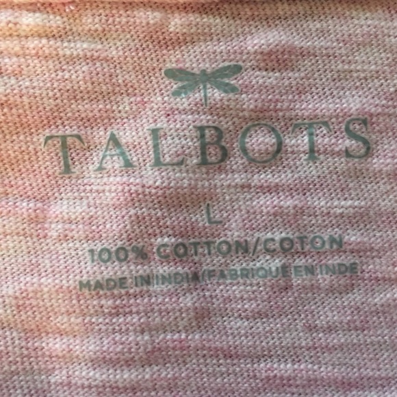 Talbots Hooray for Rose Top Size L - Picture 8 of 8